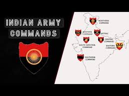 7 indian army commands and their