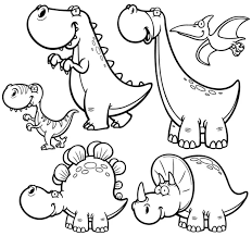 dinosaurios para colorear imágenes de