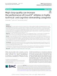 pdf high sleep quality can increase