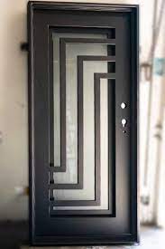 modern wrought iron door designs