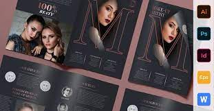 makeup artist brochure bifold