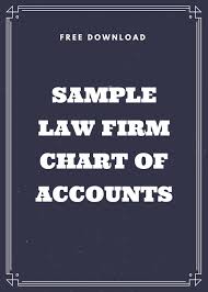 Law Firm Chart Of Accounts