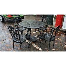 Cast Iron Alloy Tables Chairs N
