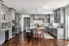 They are white kitchen cabinets (kronospan: Grey Kitchen Design Home Bunch Interior Design Ideas