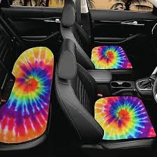 Tie Dye Car Seat Bottom Covers