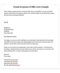 formal offer letter template 11 free