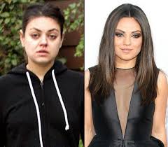 why does mila kunis look so drastically
