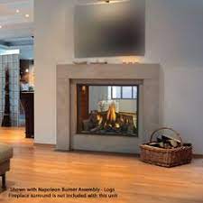 22 see through fireplaces ideas see
