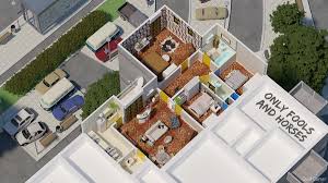 floor plans of iconic british tv homes