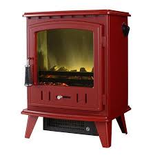 And, coming from one of the most. Stove Red Electric Traditional Stove Fire With A Led Flame Effect On A Log Effect Bed 10325 Appliances Direct
