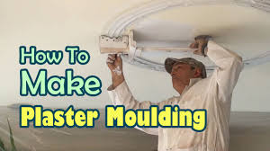 how to make plaster moulding for your