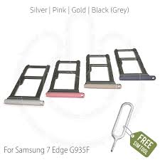 Maybe you would like to learn more about one of these? New Sim Micro Sd Card Holder For Samsung Galaxy S7 Edge G935f Oem Sim Card Tray Slot Replacement Part With Ejector Pin Tool Wish