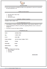    standard cv format doc   cv for teaching sample resume format Classicthesis Styled CV Doc bestfa tk