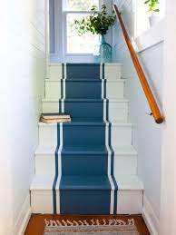 paint this striped staircase runner