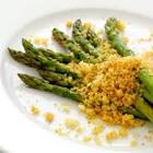 asparagus with lemon butter crumbs