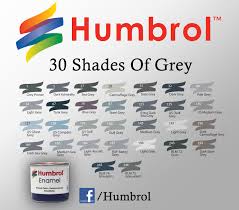 Humbrol 30 Shades Of Grey Shades Of Grey Paint Colors