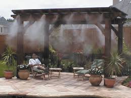 Misting system to prevent haze