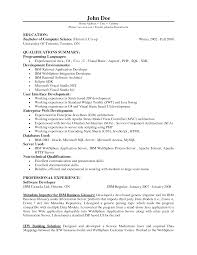 Software Engineer Sample Resume education summary skills experience SampleBusinessResume com