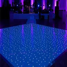 led starlit dance floor