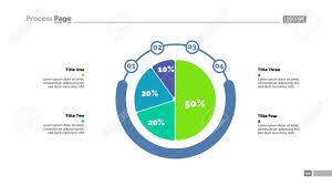 Four Sectors Pie Chart Slide Template Business Data Review