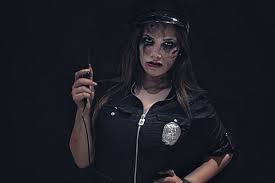 zombie cop halloween makeup adaras