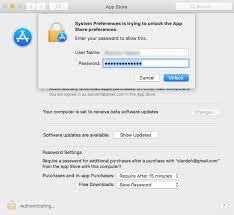If you don't see password settings, you have turned on face id or touch id for app store and itunes purchases. Macos High Sierra S App Store System Preferences Can Be Unlocked With Any Password Updated Macrumors