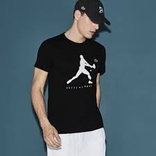 Lacoste sa is responsible for this page. Lacoste Men S Sport Tennis T Shirt Novak Djokovic Supporter Collection In Black Modesens
