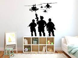 Military Wall Decal Hero Kids Army