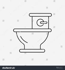 Toilet Seat Line Icon Ad Paid