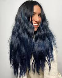 Ombre hair has popularized significantly in recent years. Blue Black Realness With Renew Renew Hair Colour