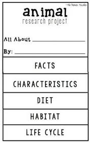 Zoo Animal Research Report  note taking page   First grade  Unit Research  project on a animal  Use as nonfiction writing station 