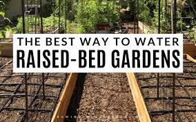 best way to water raised bed gardens