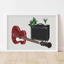 Electric Guitar Poster