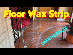 ceramic tile strip wax floor finish