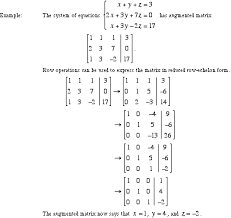 Mathwords Gauss Jordan Elimination