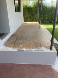 How To Concrete Resurface A Tiled Patio