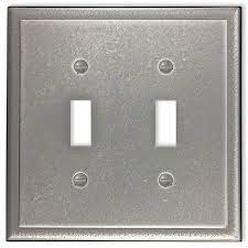 Ambient Brushed Nickel Wall Plates