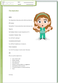 Found worksheet you are looking for? The Imperative Pre Intermediate Worksheet