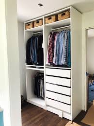 Wardrobe with 2 doors+3 drawers80x42x221 cm. Hacking The Ikea Pax Into A Fully Custom Closet Erin Kestenbaum