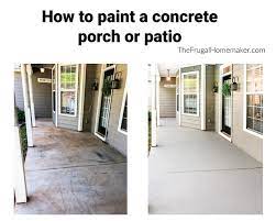 How To Paint A Concrete Porch Or Patio