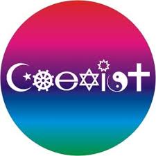 Coexist synonyms, coexist pronunciation, coexist translation, english dictionary definition of coexist. Coexist Magnet Baha I Resources