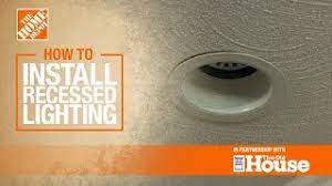how to install recessed lighting the