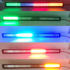 Hot Item Remote Control Strobe Warning Multi Color Offroad Used Police Emergency Rgb Led Light Bar