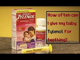 baby tylenol for teething