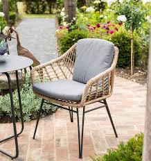 garden bistro set with 2 country rope