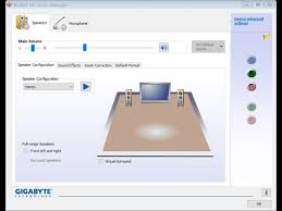 realtek hd audio manager missing in