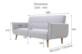 Self Pick Up 3 Seater Sofa Bed