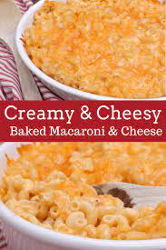 creamy baked macaroni cheese
