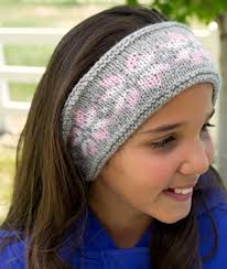 How To Knit A Headband With A Fair Isle Snowflake Pattern