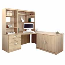 Corner desks desks & computer tables : R White Home Office Corner Desk Set With Overshelving Sandstone